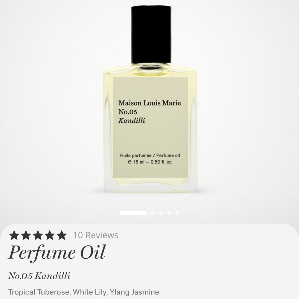 Maison Louis Marie No.05 Kandilli Perfume Oil - Pale Yellow
